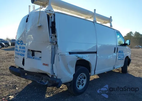 2019 GMC Savana 2500 Work Van z USA, uszkodzony, nr VIN 1GTW7AFP7K1295904